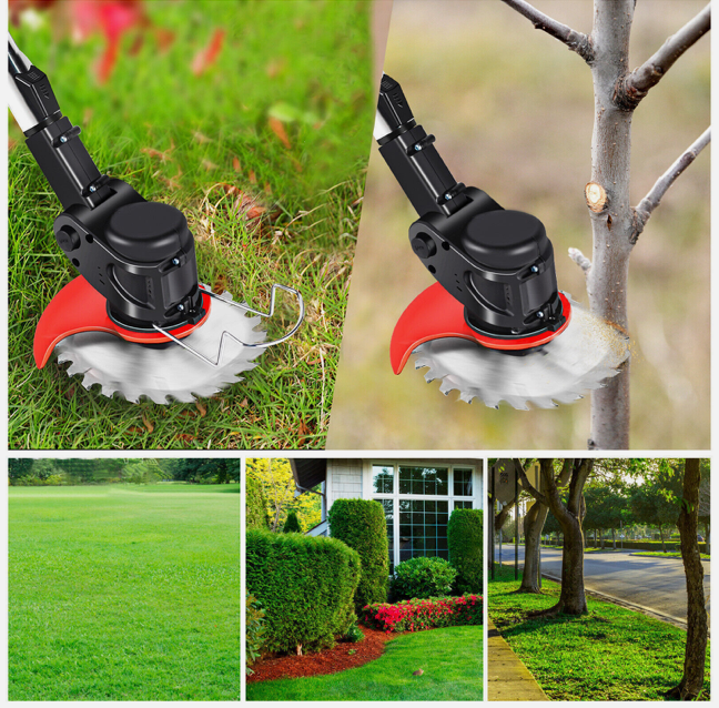Sweet Home Australia™ Cordless Electric Lawn Trimmer, Grass Cutter & Brush Whipper Snipper