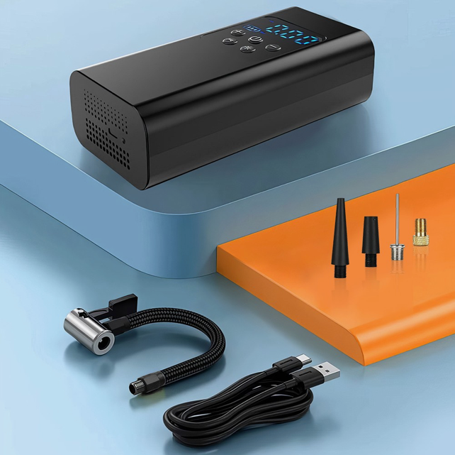 Sweet Home Australia™ Cordless Tyre Inflator with LCD Display, 150 PSI Electric Air Pump (12V)