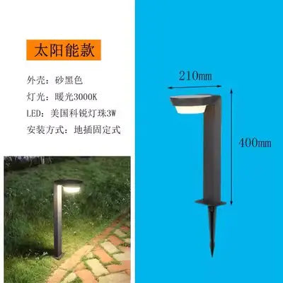 Outdoor Solar Garden Lights - Waterproof Aluminum Design