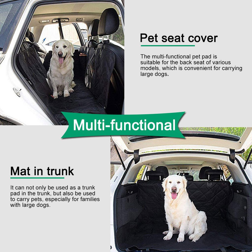 Premium Pet Car Cover Waterproof Cat Dog Back Seat Hammock NonSlip Protector Mat