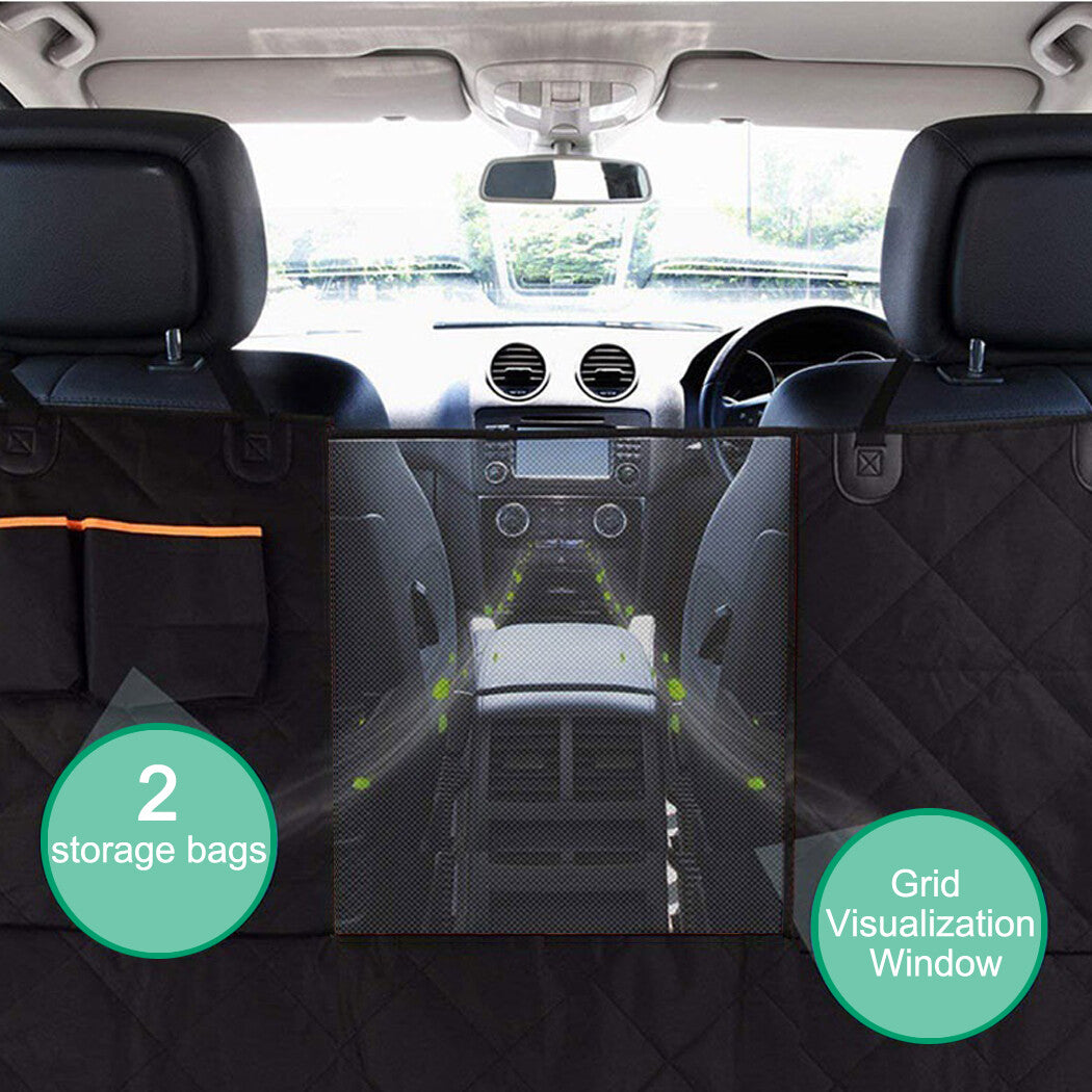 Premium Pet Car Cover Waterproof Cat Dog Back Seat Hammock NonSlip Protector Mat